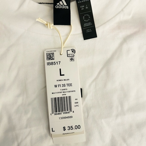 🖤🤍 BRAND NEW adidas Women's Loose Fit Future Icon Three Stripes T-Shirt 🤍🖤 - Picture 6 of 8